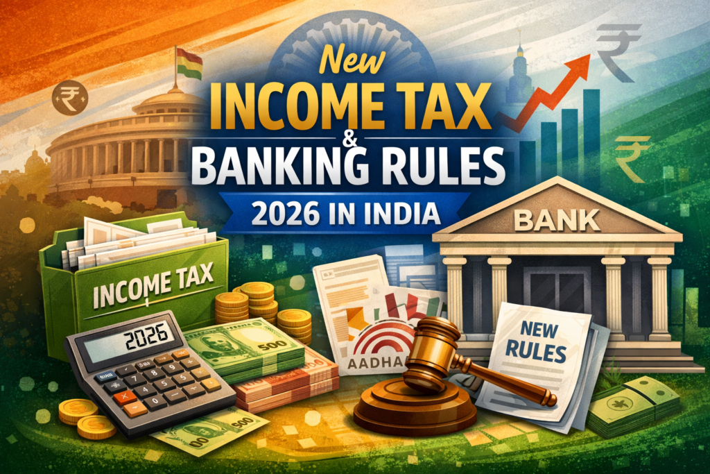New Income Tax and Banking Rules 2026 in India